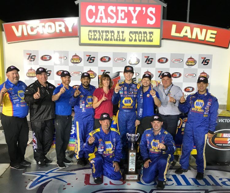 Gilliland Continues Domination With Iowa Win