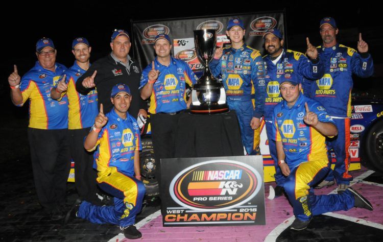 Gilliland Clinches 2016 K&N West Championship