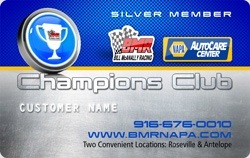 Champion Card | Bill McAnally Racing Napa AutoCare Center